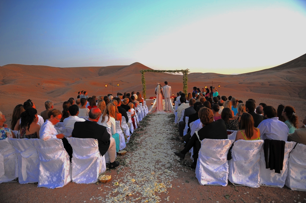 Mariage Marrakech wedding planner desert d‘agafay